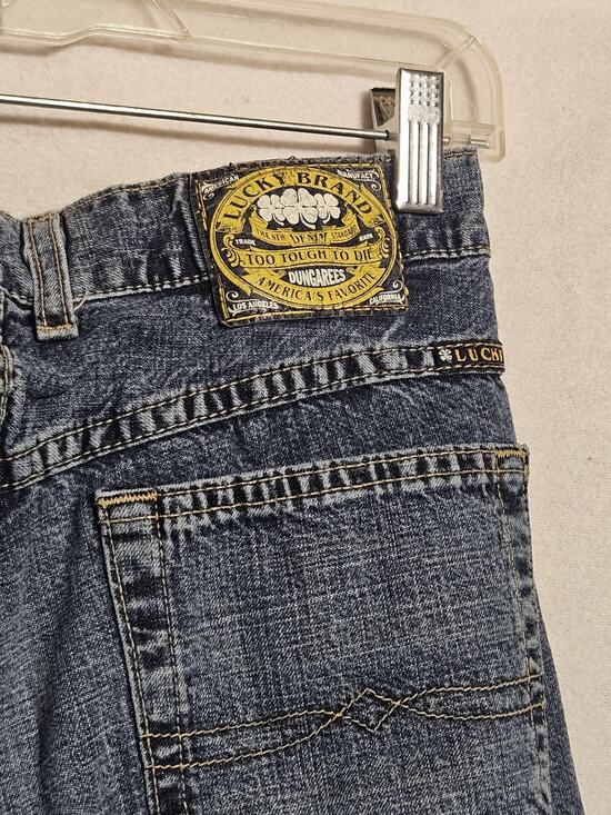 Lucky Brand Denim - Vintage Lucky Brand Dungarees Womens Sz 33x30 Made In USA By Gene Montesano